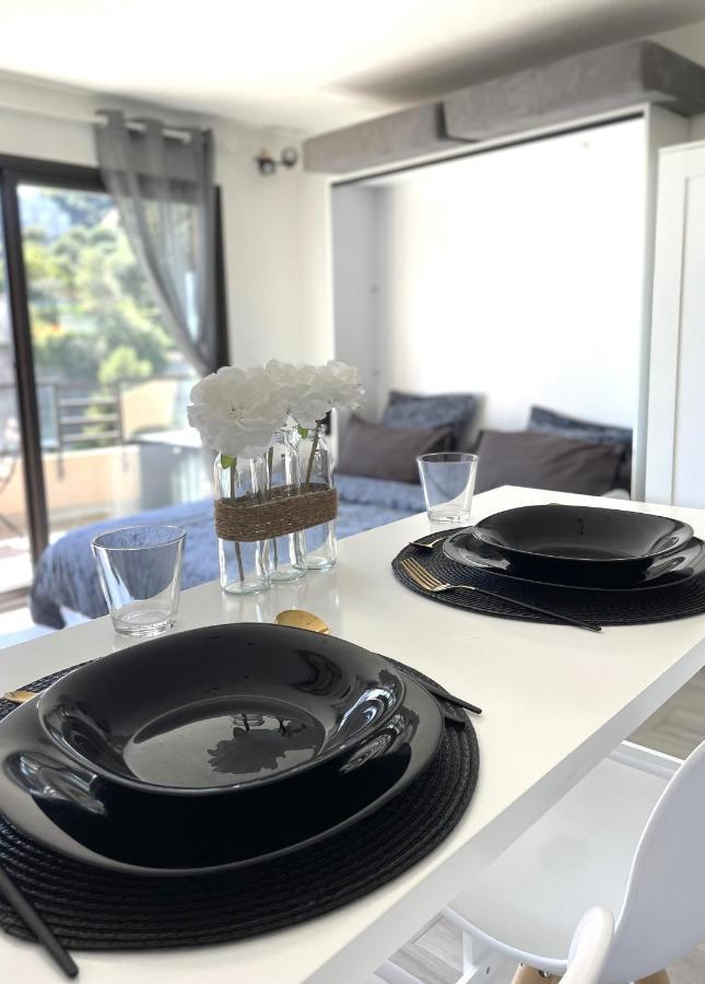New Studio, Piscine Et Vue Mer • Proche De Monaco Beausoleil Exteriör bild